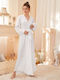 Intimonna Winter Damen-Robe Weiß