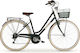 MBM Silvery 28" Grünes Stadtfahrrad mit 6 Geschwindigkeiten