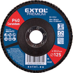Disc De Șlefuire Flap Ø125 Mm Extol Premium Granulație P40 8803472