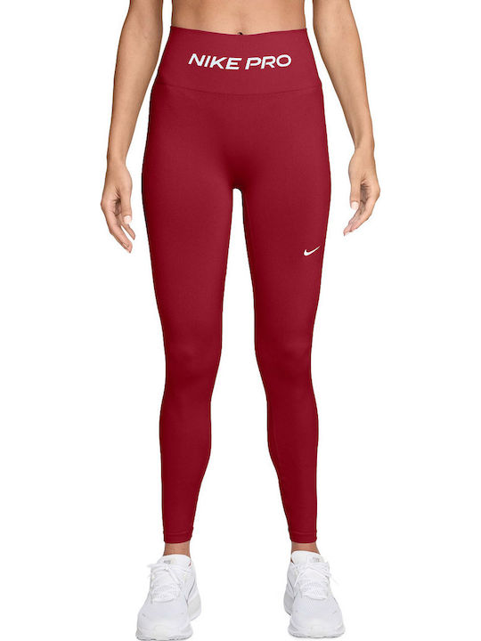 Dri-FIT Pro Instruire Colanți Burgundy