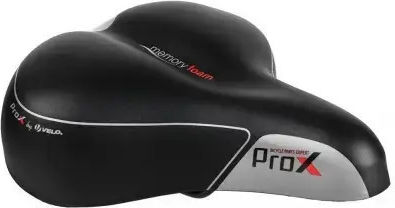 Pro-X Bicycle Saddle Grey 250 x 205 mm