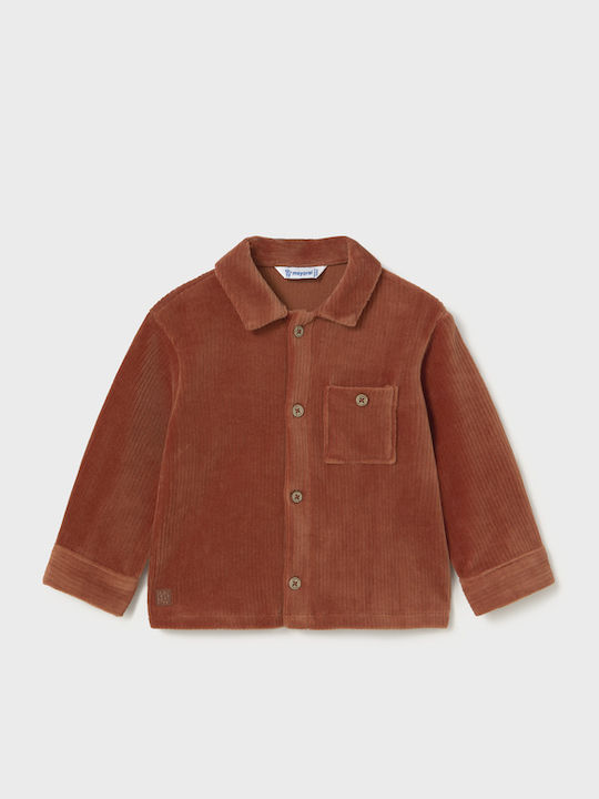 Kids Long-sleeved Shirt Tile Red
