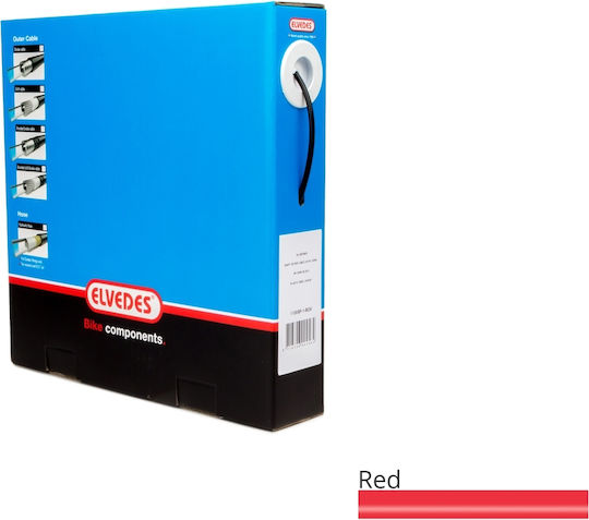 Brake Cable Elvedes 5mm Price Per Meter Various Colours Red