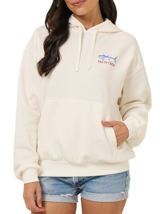 Women's Sweatshirt Hooded Off White