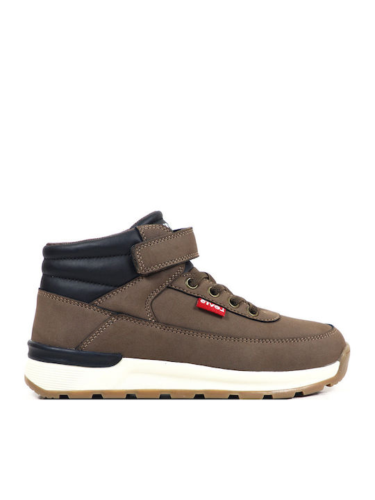 Levi's Ascot Παιδικά Μποτάκια Καφέ