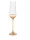Georgiou Champagne Glass for Wedding Crystal Gold