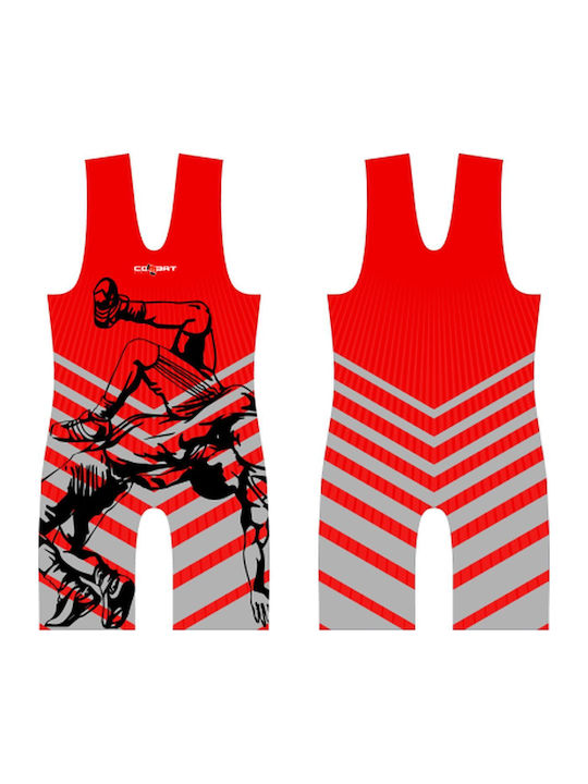 Combat Sport Kids Red Fight Swimsuit