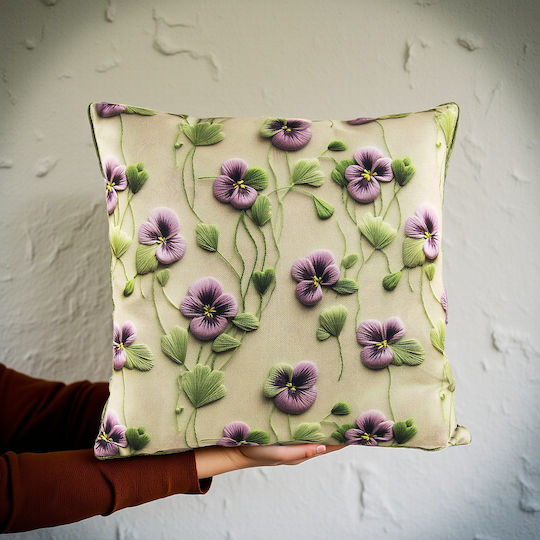 Inspiral Tree Floral Pillow Case 45x45cm