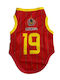 Replica Hundeshirts National Spanien 19 Rote Gelbe 180826-10