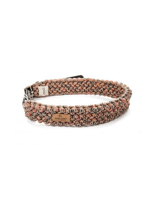 Unicord Handgemachtes Hundehalsband Halsband Braune 37-43cm Mittel