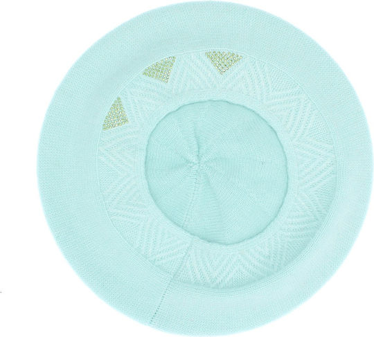 Beretă De Damă ButicCochet O Mărime Design Cu Mărgele Albastră Bsc470