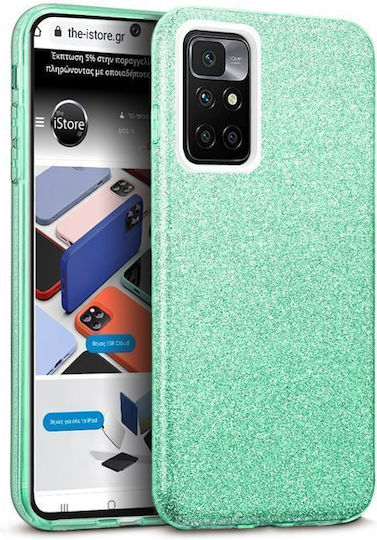 Хибриден Калъф Зелен Strass Xiaomi Poco M4 Pro 5G