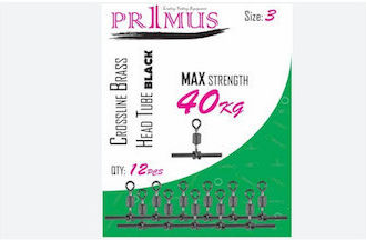 Sârmă Split Ring Primus Cross Tube 12 Bucăți Culoare Black Mărime 5