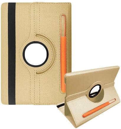 Flip Cover Περιστρεφόμενη Ανθεκτική Χρυσή (Huawei Mediapad T5 10)