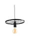 Globo Lighting Κρεμαστό Φωτιστικό Μαύρο