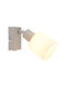Globo Lighting Einzelne Decken- und Wandleuchte mit E14 Lampenbirnensockel in Beige Farbe