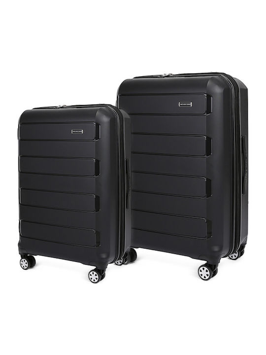 Newcom Suitcases Hard Black Maximum Height 71cm