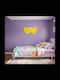 Kids Wall Decor Animals Yellow Wooden Dimensions 35x20cm
