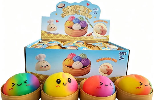 Blue Toys Regenbogen Baozi Squishy Aφρώδες 8,5cm