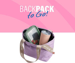 Iris Barcelona Σετ Backpack To Go Τσαντάκι Ισοθερμικό Mauve Κούπα Γυάλινο Φαγητοδοχείο Iris Barcelona Σετ Backpack To Go Τσαντάκι Ισοθερμικό Mauve Κούπα Γυάλινο Φαγητοδοχείο