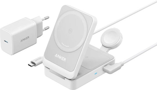 Anker Kabellose Ladestation Qi 15W Weiß