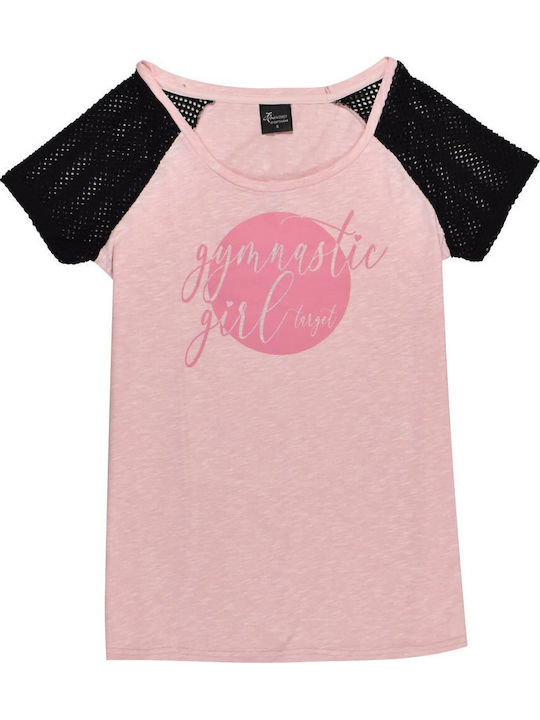 Target Women's Short Sleeve Blouse Pink
