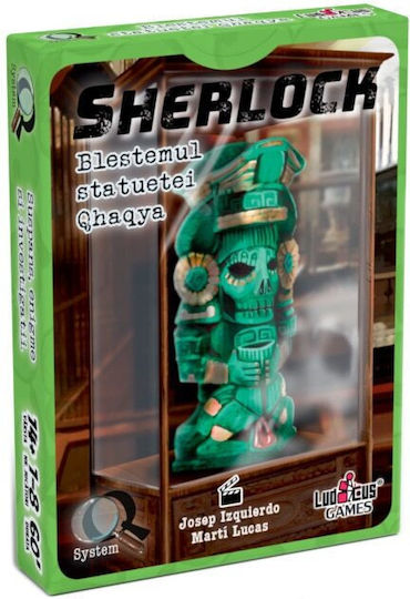 Επιτραπέζιο Παιχνίδι Sherlock Q: Blestemul statuetei Qhaqya για 1-8 Παίκτες 8+ Ετών (RO)