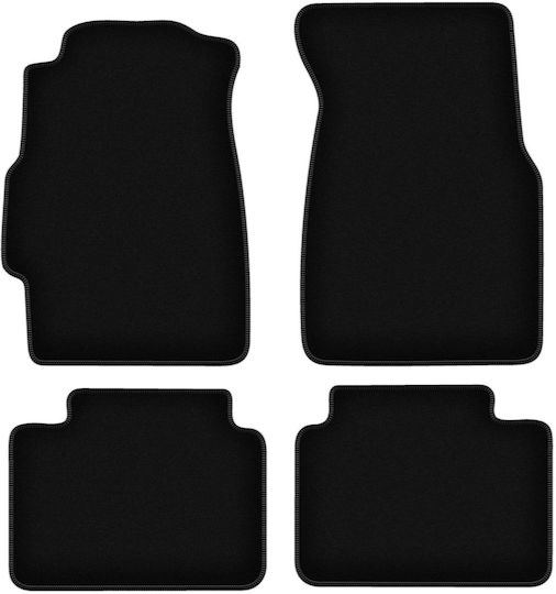 Basic Black Velour Mats Honda Civic Vi Sedan 1995-2001