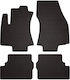 Rubber Car Mats Opel Zafira A Minivan 1999-2005 Black Fitted