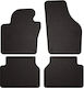 Gummi Auto Fußmatten Volkswagen Tiguan I Minivan 2007-2015 Schwarz Passgenau