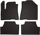 Rubber Car Mats Kia Soul Ev Ii Crossover 2019 Black Fitted