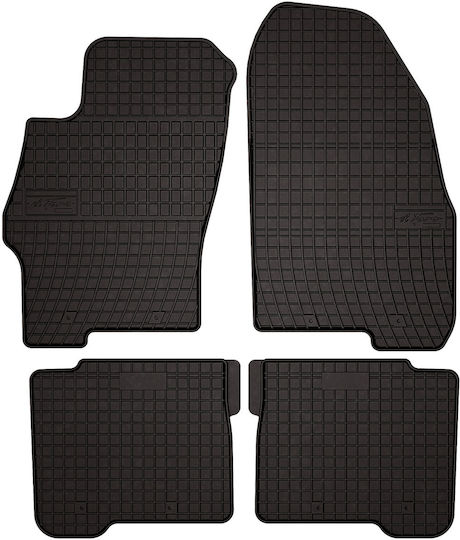Rubber Car Mats Fiat Linea Sedan 2009-2015 Black Fitted
