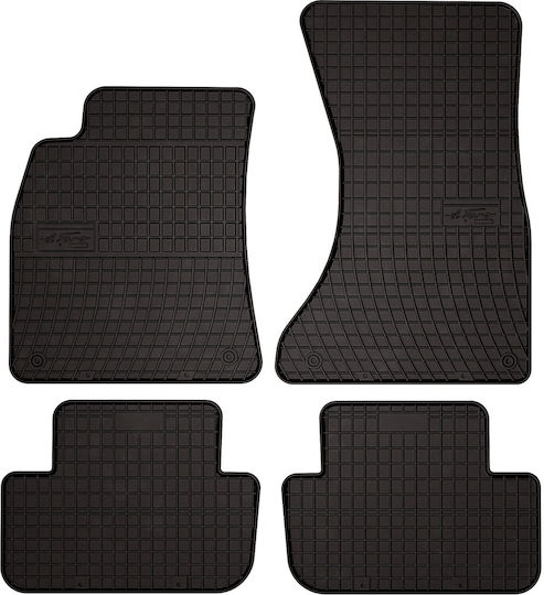 Rubber Car Mats Audi A4 B8 Sedan Wagon Avant Allroad 2007-2015 Black Fitted