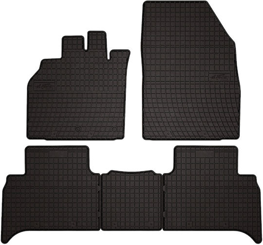Covoare Auto Cauciuc Renault Grand Scenic Ii Minivan 2003-2009 Negre Personalizate