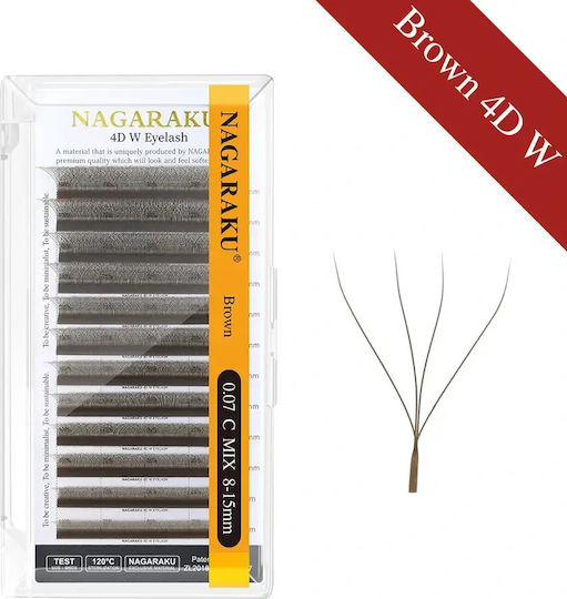 4d Nagaraku 0.07d Mix 8-15mm Brown