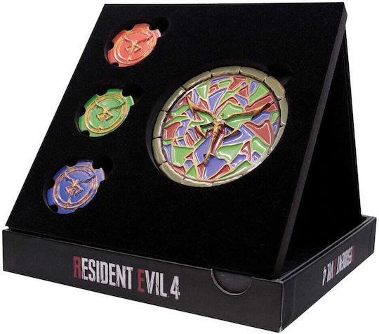 Resident Evil 4 Replica Church Puzzle Medallion Set