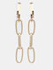 Ohrringe Kette & Kreis 4963109-Gold