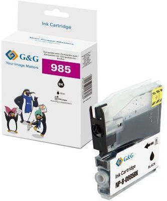 G&G Compatible Inkjet Printer Ink Brother Brother LC-985BK Black Single Piece
