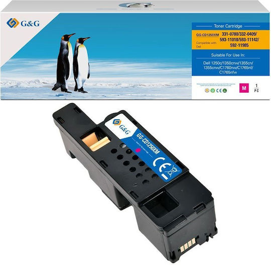 G&G Toner Compatibil pentru Imprimantă Laser Dell Dell 593-11142 Magenta