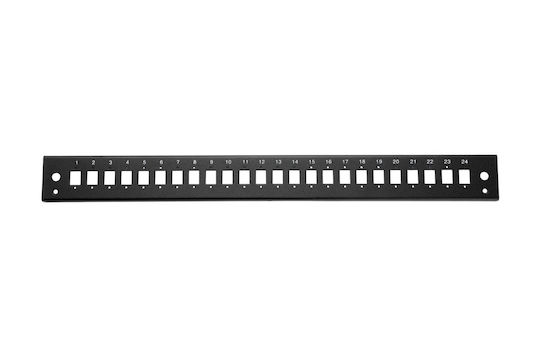 Equip 19" Patch Panel 24x LC-Duplex SC-Simplex 1U Stahl Schwarz