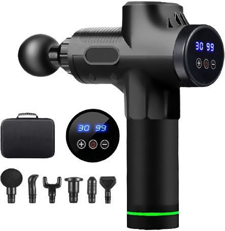MDHL Massage Gun for Legs, Body & Hands with Vibration Black