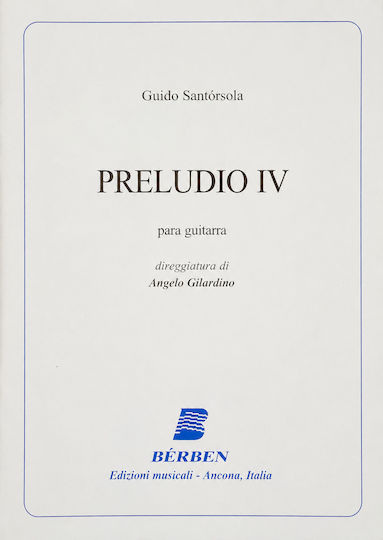 Santorsola Preludio Iv Para Guitarra