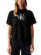 Γυναικείο T-shirt Μαύρο