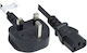 Good Connections Type G (UK) / IEC C13 Kabel 1,8m Schwarzes P7030-S018