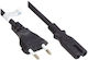 Good Connections Euro / IEC C7 - Euro / IEC C7 Cable 7.5m Black P0370-S075