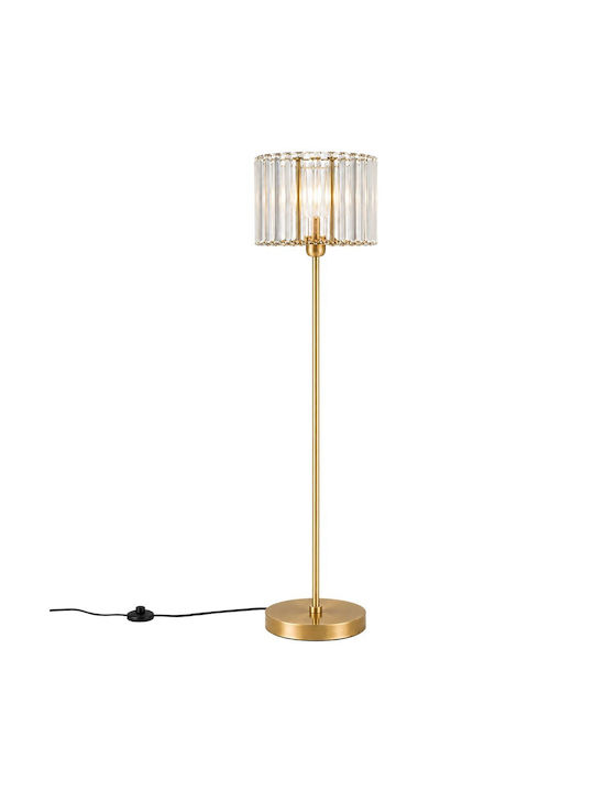 Opviq Yakops Lampadar de Podea Î160xL30cm cu Dulie pentru Bec E27 Galben