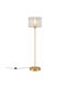 Opviq Yakops Lampadar de Podea Î160xL30cm cu Dulie pentru Bec E27 Galben