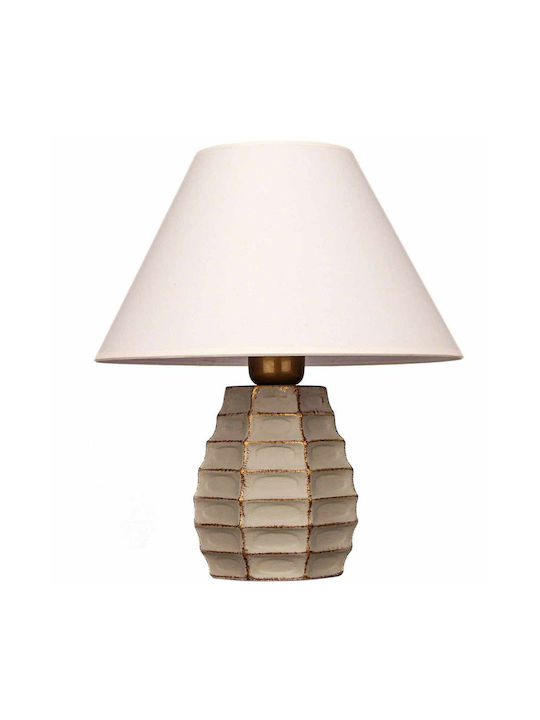 Opviq Hmy Table Lamp for E27 Socket with Grey S...