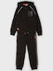 Kinder Trainingsanzug Set Mit Jacke Schwarz