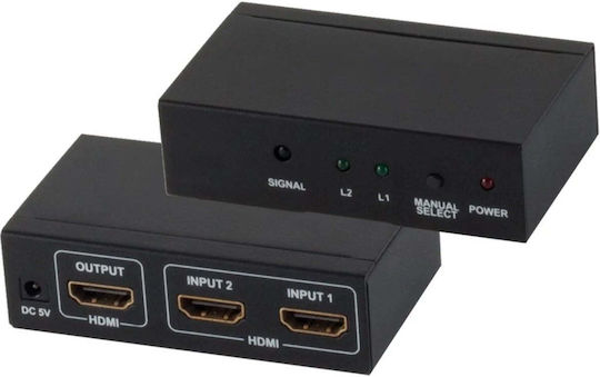 Shiverpeaks SP05-02002 KVM & Datenumschalter mit HDMI / Ethernet